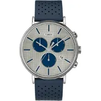 Timex Fairfield Supernova Chronograaf Heren Blauwe Horloge TW2R97700