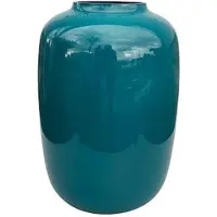Vase the World Vaas Artic Petrol Blauw | Large | Grote Vaas Ø32,5 x H45 cm