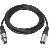 VivoLink PROAUDXLRMF20 audio kabel - XLR mannelijk naar XLR vrouwelijk - 20m - Zwart