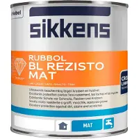 Sikkens Rubbol BL Rezisto Mat | Matte Lakverf Binnen 1 LTR - Wit