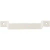 Impresso stripgreep 110 mm aluminium wit