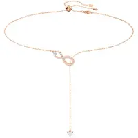 Swarovski Ketting 'Hyperbola' goud / transparant