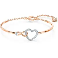 Swarovski Armband 'Hyperbola' rose-goud / zilver