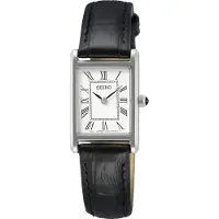 Seiko Analoog horloge zwart / zilver / wit