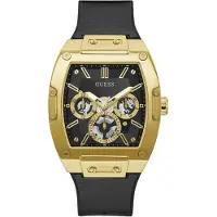 GUESS Analoog horloge 'Phoenix' goud / zwart