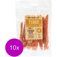 Timo Kip Spiervlees - Hondensnacks - 10 x Kip 150 g