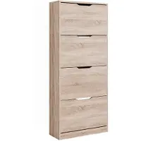 Vicco Luca Schoenenkantelaar – 59 x 137 cm met 4 scharnierende laden Sonoma