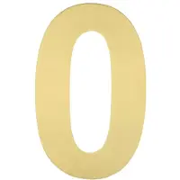 Formani BASICS Huisnummer LBHN100-0 PVD mat goud