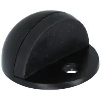 Axa Deurstopper | | 45 x 25 mm (RVS, Rubber, Vloermontage, Mat zwart)