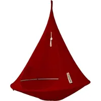 Cacoon Single Hangstoel - Chili Rood Rood