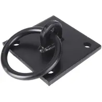 Starx aanlegring 100x100x8 mm zwart