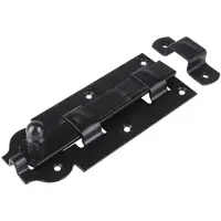Starx rolschuif met ronde knop en sluitlus 140 mm zwart