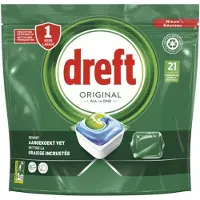 Dreft Original All In One Vaatwascapsules Regular 21 Stuks