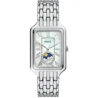 Fossil Analoog horloge 'Raquel' zilver / offwhite
