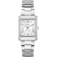 GUESS Analoog horloge 'BONNIE' zilver / wit