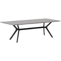 DTP Home Dining table Novi rectangular 250 DUSK,76x250x95 cm, mortex