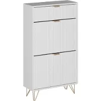 Vicco Helge Schoenenkast – 60 x 107.5 cm 2 compartimenten Wit