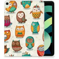 B2Ctelecom iPad Air (2020/2022) 10.9 inch Back Case Vrolijke Uilen