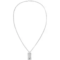 Tommy Hilfiger Ketting 'JAMESON' navy / bloedrood / zilver