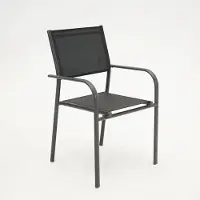 Vita Duca stapelstoel dining zwart