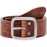 Desigual Leren Riem Leather Belt W95 Brown Bruine