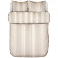 Marc O'Polo Dekbedovertrek Steffe Dark Sand Percal-240 x 200 / 220 cm | Lits-Jumeaux