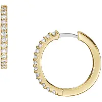 Fossil Oorbellen goud / zilver