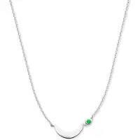Violet Hamden Ketting groen / zilver