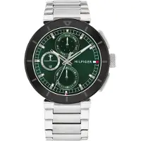 Tommy Hilfiger Analoog horloge 'LORENZO' zwart / zilver