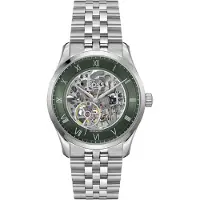BOSS Principle Horloge van roestvrij staal met automatisch uurwerk en groene wijzerplaat