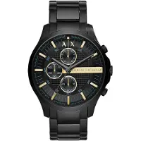 Armani Exchange Analoog horloge 'AX2164' zwart / zilver