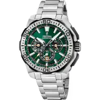 Festina Analoog horloge groen / zilver