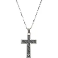 Emporio Armani Ketting 'EGS1705040' antraciet / zilver