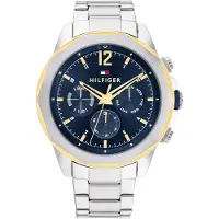 Tommy Hilfiger Analoog horloge navy / goud / zilver