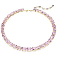 Swarovski Ketting 'Millenia' goud / lila