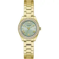 GUESS Analoog horloge 'MINI LUNA' goud