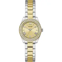 GUESS Analoog horloge 'Mini Luna' goud / zilver