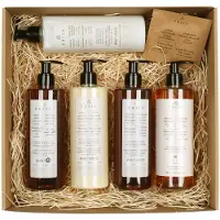 Sarcia.eu Prija Cadeauset: Zeep, hydraterende crème, shampoo/douchegel, shampoo, conditioner 5x380ml + Handcrème 4ml