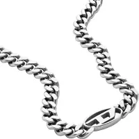 Diesel Ketting zilver