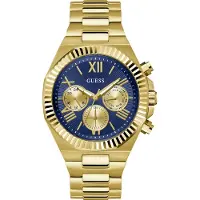 GUESS Analoog horloge navy / goud