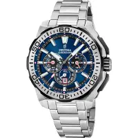 Festina Analoog horloge blauw / zilver