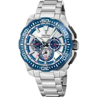 Festina Analoog horloge blauw / zilver