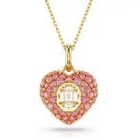 Swarovski Ketting goud / pink