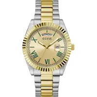 GUESS Analoog horloge 'Connoisseur' goud / riet / zilver