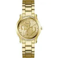 GUESS Analoog horloge 'Annette' goud