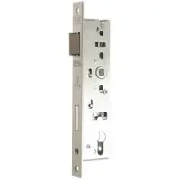 Nemef smaldeurslot voor stift 9x9 mm PC92, 9602/08-30 mm rechthoekige rvs voorplaat