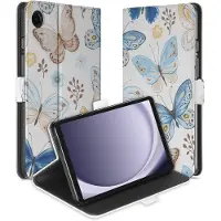 B2Ctelecom Uniek Samsung Galaxy Tab A9 Tablethoesje Vlinders Design | B2C Telecom