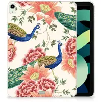 B2Ctelecom Back Case voor iPad Air (2020/2022) 10.9 inch Pink Peacock