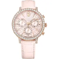 Swarovski - dames horloge - Roségoudkleurig met band