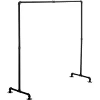 CLP Jersey - Kledingrek - metaal 150 cm/zwart
